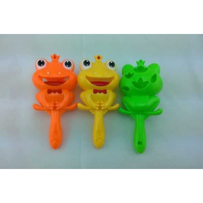 baby juguetes bell ball(frog,orange/green/yellow) rattle baby ball