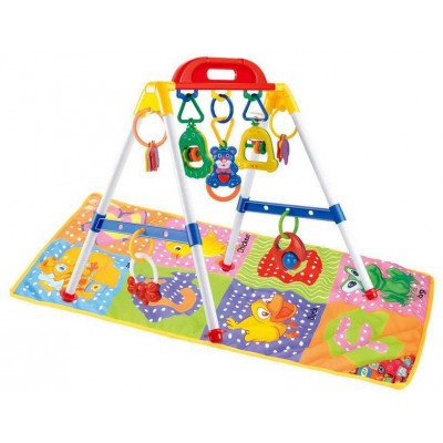 hot toy baby gym with music and battery play mat for children baby gym