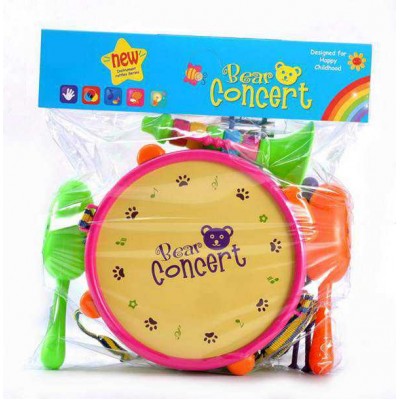 kid toy Baby bell(drum,hammer,horn) baby drum for kids baby tambourines and drums