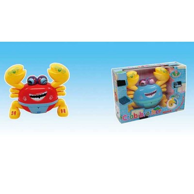 child Cartoon learning machine with music,recording(crab,red/blue) learning toy educationalfor kids learning machine